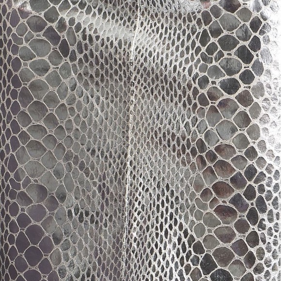 Milly metallic python leather skirt - Picture 7 of 7